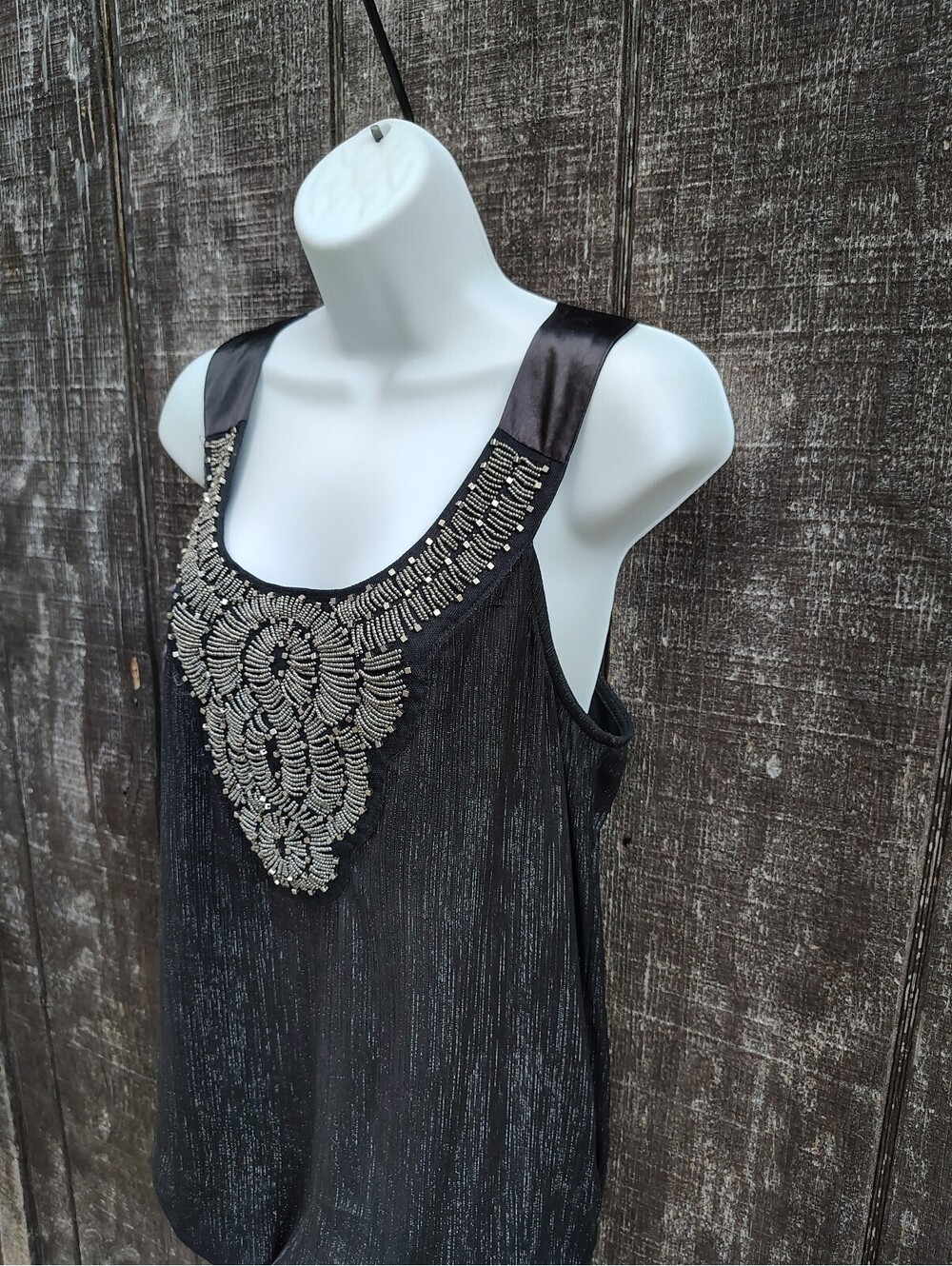 Premium Vanity Collection Beaded Tank Top - Picture 6 of 10